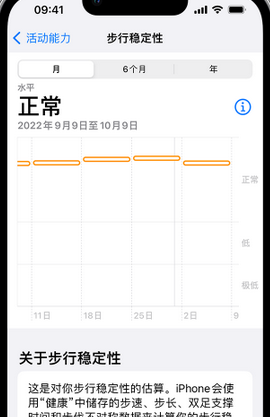 武邑iPhone手机维修如何在iPhone开启'步行稳定性通知'