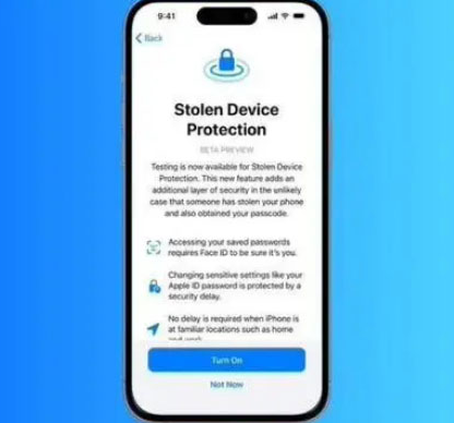 武邑苹果授权维修店分享被盗设备保护功能开启方法 
