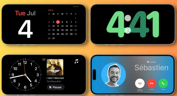 武邑苹果手机维修分享iOS17横屏充电待机显示有什么好处 