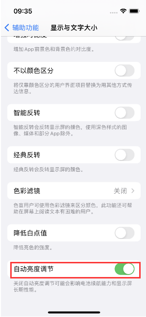 武邑苹果15维修店分享iPhone 15 Pro系列屏幕亮度 