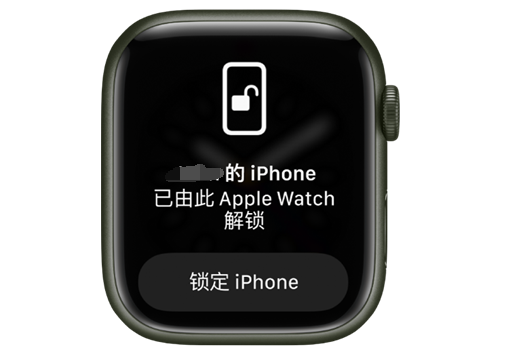 武邑苹果手机维修分享用 AppleWatch 解锁配备面容 ID 的 iPhone方法 