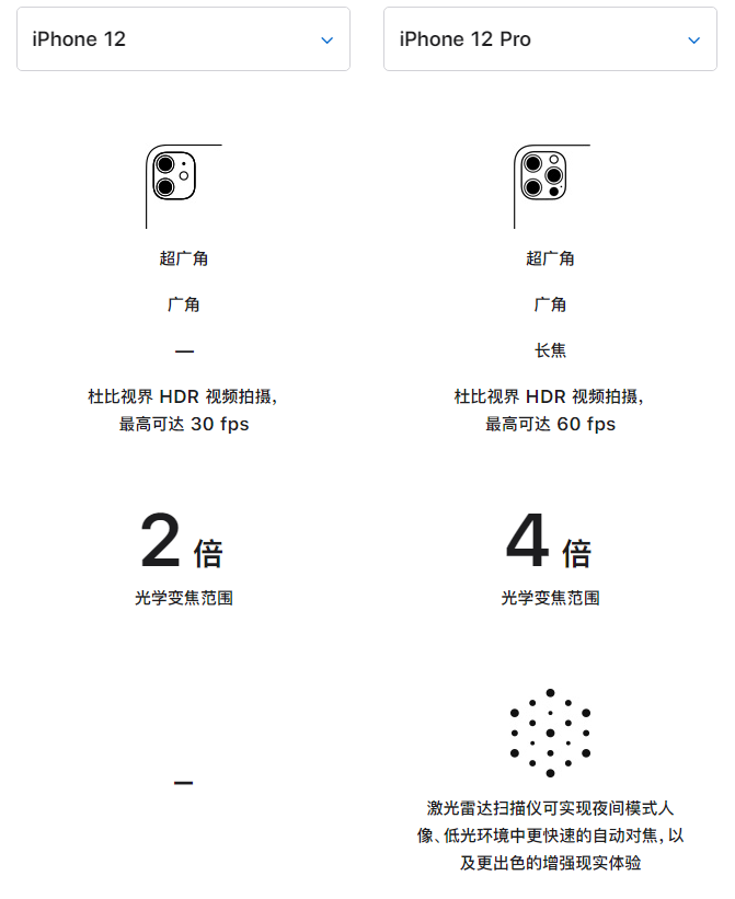 武邑苹果手机维修分享苹果 iPhone 12 与 iPhone 12 Pro 选哪款 